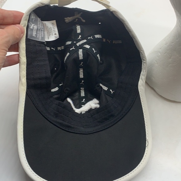 Puma NWT Black White Baseball Hat. - Adjustable. HT0059 - Picture 5 of 6